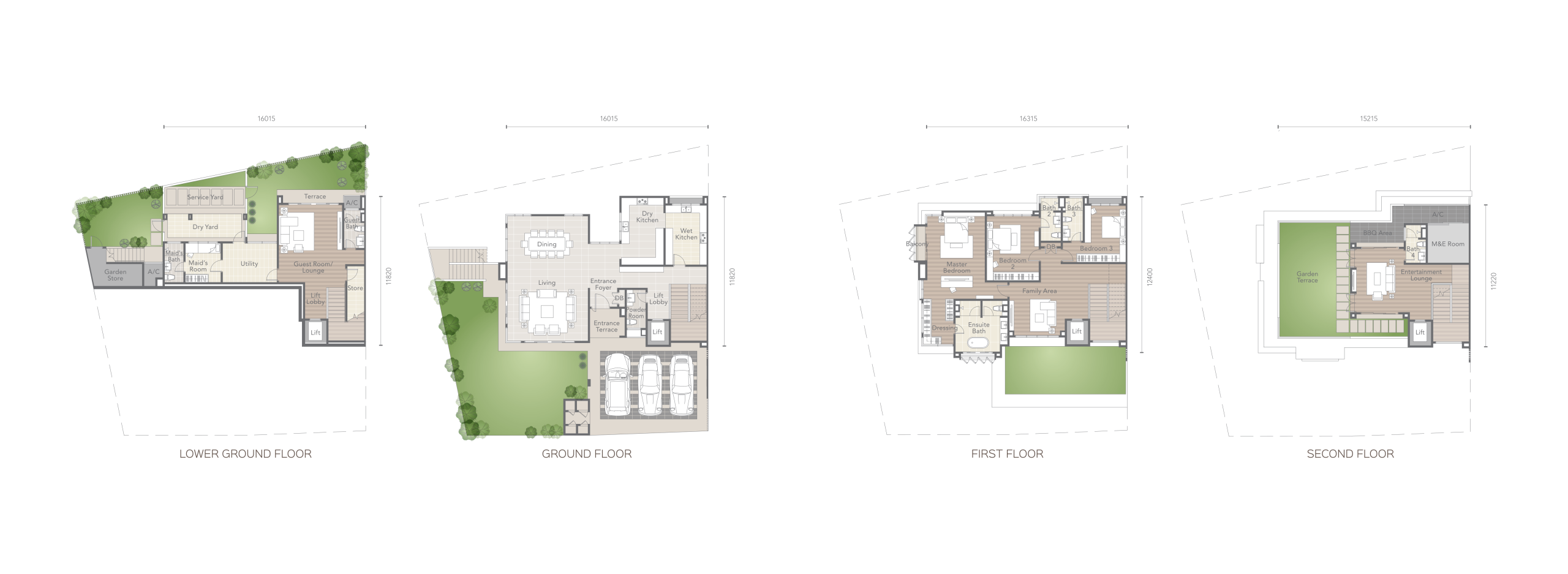 TYPE C site plan