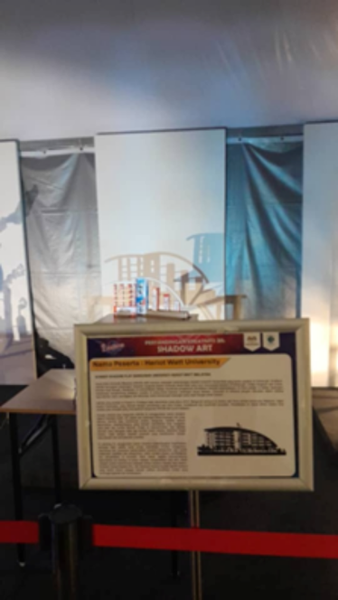 HWUM shadow art entry at Lentera Putrajaya 2025